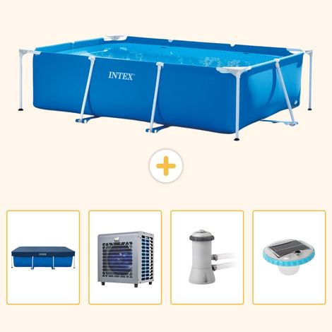 Intex Piscine Tubulaire Rectangulaire - 300x200x75 cm - 5-pièces S106 (1/5)