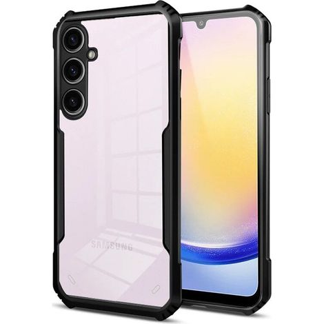 Schutzhülle für Samsung Galaxy M15 5G, stoßfest, Hybrid, schwarz (1/5)