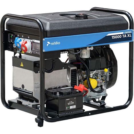 Sdmo – Groupe électrogène triphasé 12,5 kVA – Diesel – Démarrage électrique – Autonomie 16,7 h – Nuisance sonore 80 dB(A) – 169 kg