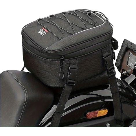 Sac de queue de moto, capacité extensible, matériau imperméable, 7L-12L (1/2)