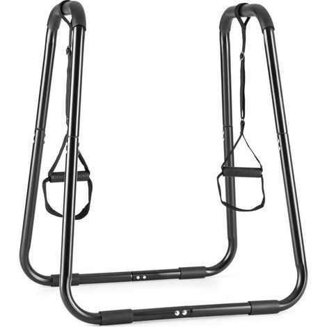klarfit Paarafit Paralelas para fondos/dips en negro con arnés de suspensión (1/5)