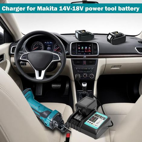 Caricabatterie agli ioni di litio 14,4V 18V Schermo LED per batterie di ricambio -AUTRES (1/3)