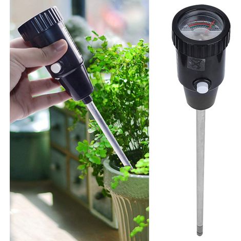 Boden-PH-Messgerät, hochpräziser Garten-Bodentester mit pH-Wert, ideale Feuchtigkeit für Gartenbauernhof, Rasen, Topfpflanzen, gut lesbares großes Display (nicht für Flüssigkeiten)