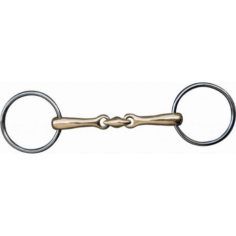 Filetto a doppio snodato da 18 mm in acciaio inox: 14,5 cm
