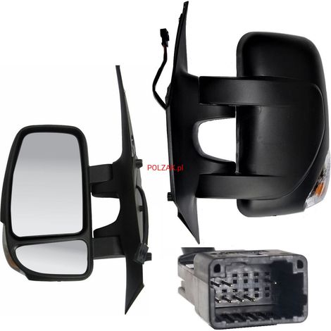 Espejo retrovisor eléctrico izquierdo Renault Master III Opel Movano B Nissan NV400 2010-2023 Brazo corto - 60N1514M (1/5)