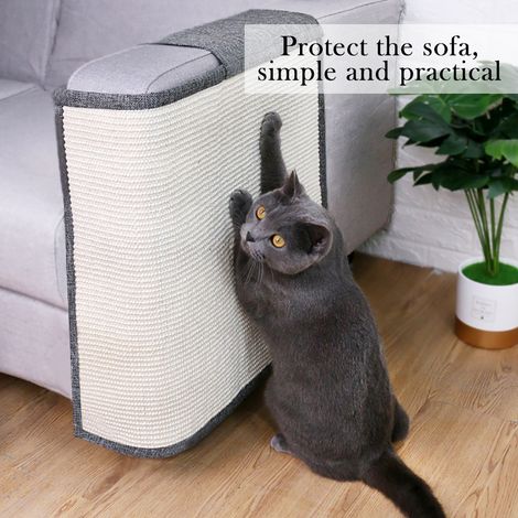 Wiederverwendbare, vergrößerte Katzenkratzmatte für Sofa (1/5)