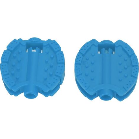 pédales vélo enfant en plastique, accessoires tricycle, pédales de pied avant pour poussette, bleu, lot de 2 (1/5)