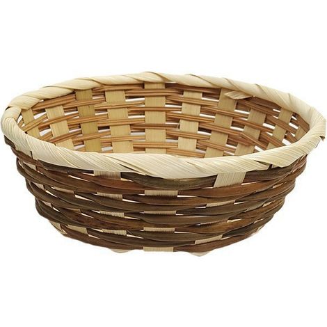 Paniers à pain pour table, panier en bambou naturel fait main pour décoration de magasin, 10 pièces (1/5)