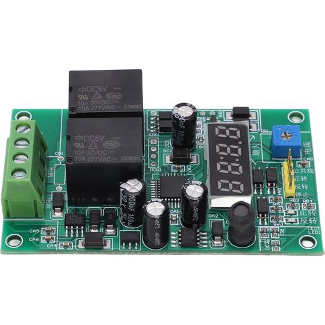 Module de commande à distance avec affichage numérique, carte de relais et contrôleur 12 V/24 V pour vanne de moteur (1/5)
