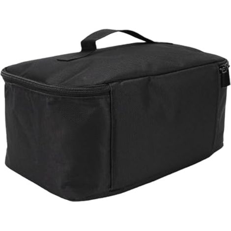Trousse de rangement pour kit d'épilation, chauffe-cire portable avec séparateurs amovibles, construction en nylon résistant idéale pour les voyages. (1/5)