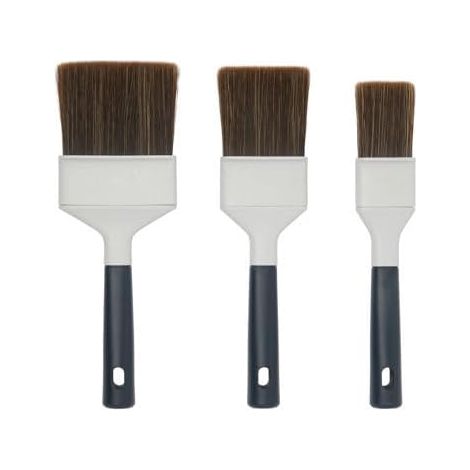 Lot 3 pinceaux Plats Huile Vernis lasure (1/5)