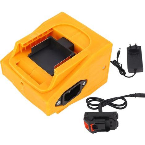 Ladegerät und Steckeradapter-Set für Elektrowerkzeuge mit Lithium-Ionen-Akkus, kompatibel mit BL1830B, BL1850, BL1850B, BL1840B, BL1820B und BL1860B, EU-Stecker (1/5)