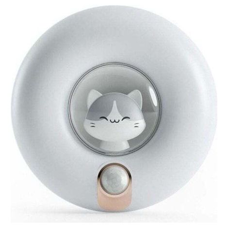Garden FutureVeilleuse à capteur de mouvement rechargeable pour enfants, XU, éclairage d'armoire à intensité variable pour placard, Chambre, Couloir, Abri de toilette, Garage (mesure Φ93 x T31) - KZQ (1/4)