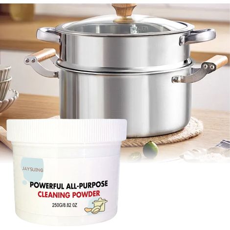 Multi-functional Stain Cleaning Powder for Daily Cleaning of Kitchen Utensils, Stovetops, and Range Hoods -- 250g -- BIEMMEDUE (1/5)
