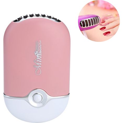 Mini ventilateurs portables USB rechargeables, sans pales, pour la climatisation, la réfrigération, le séchage et l'extension de cils. (1/5)