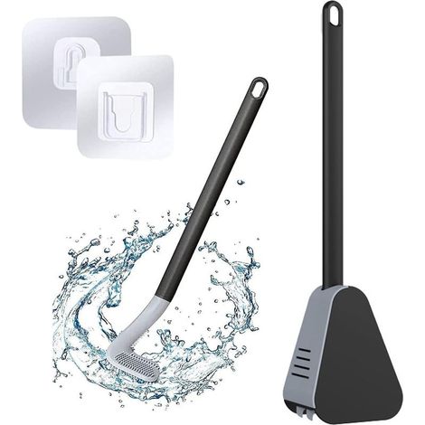 Brosse WC Golf Brosse WC en Silicone Brosse WC Salle De Bain Nettoyer La Brosse d'angle De Toilette Brosse Nettoyage sans Impasse à 360 ° pour Le Nettoyage en Profondeur Toilettes Salle De Ba (1/5)