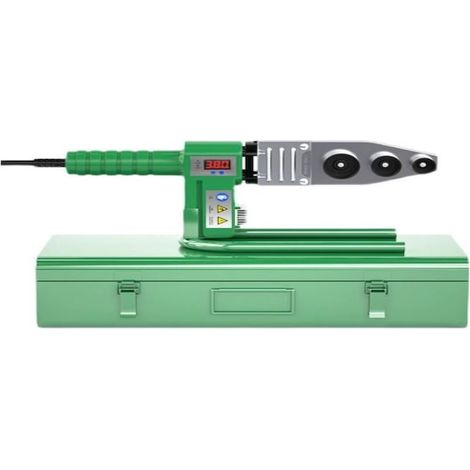 Machine à souder par thermofusion à affichage numérique – régulation électronique de température, pour tuyaux d'eau et canalisations (1/3)