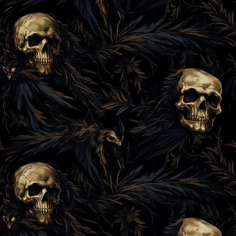 Tela Oxford decorativa para exteriores - Motivo de calavera I DX4898 (1/5)