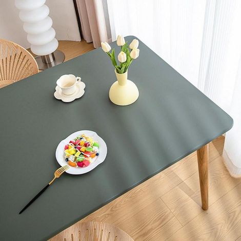 Elastische Tischdecke rechteckig, abwischbar, wasserdicht, mit Gummizug, 80x120cm