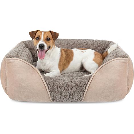 Panier Chien Moyen Taille, Lit Chien Lavable, 63x53x20cm (1/5)