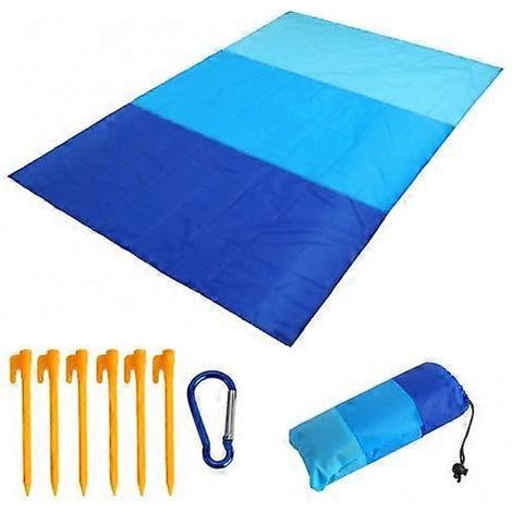 Couverture de pique-nique extérieure, tapis de plage, tapis de sable, tapis pliable et imperméable, napperon doux et portable, coussin de camping et de randonnée