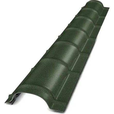 Faitage, 2000 × 230 × 0,5 mm, vert mat RAL 6020