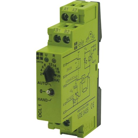 tele OCL1 24 V/AC/DC 0 - 20 mA Koppelrelais 24 V/DC, 24 V/AC 5 A 1 Wechsler 1 St.
