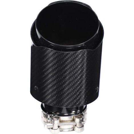 Embout d'échappement universel pour voiture, accessoire de modification, entrée 63 mm, sortie 101 mm (1/5)