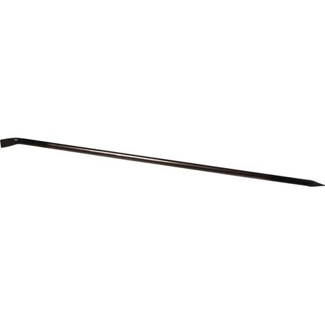 Brechstange Lnge 1500 mm Breite 40 mm mit gebogenem Fu + Spitze schwarz lackiert