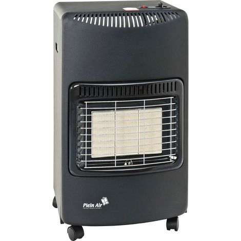 Wolfpack – Chauffage d'appoint radiant au gaz butane – Puissance réglable 1.4 à 4.2 kW – Mobilité avec 4 roulettes – Pour espaces confinés