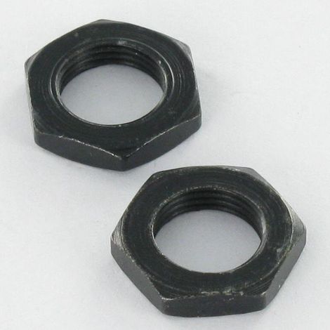 Ecrou UNEF 3/8- 32 Sur plat 14 Epaisseur 3 Acier zingué noir-1 pièce