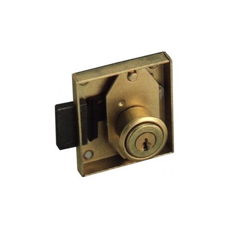 URKO 23R Aufsatzschloss mit umschaltbarem Zylinder 25mm