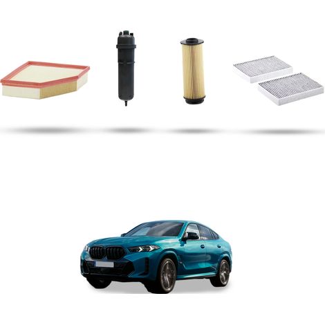 Kit tagliando 4 filtri compatibile con Bmw x6 (G06,F96)30d 155kw dal 2019 (1/5)