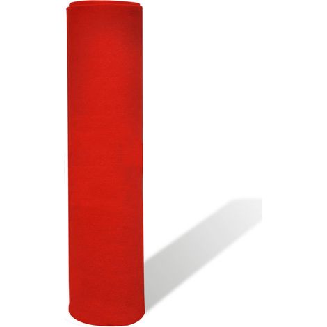 Maison Exclusive - Teppich Rot 1 x 5 m Polyester