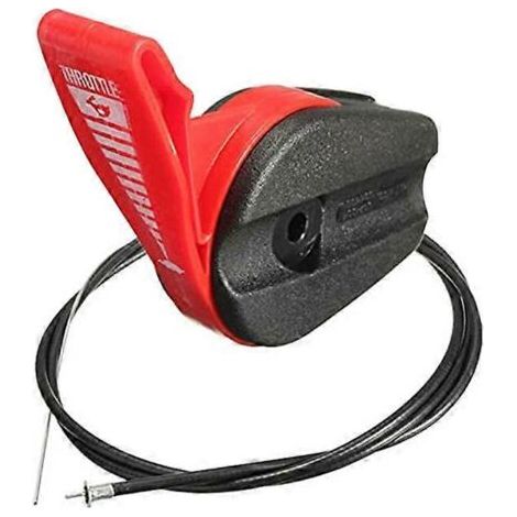 Throttle cable for lawnmowers: Universal throttle lever set (for petrol and electric lawnmowers)