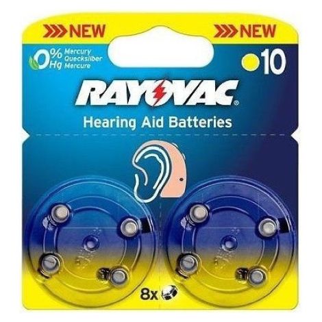 8 Pieces Batteries Pour Appareils Sonores Amplifon Ac Pr70 Varta Rayovac Ha 10