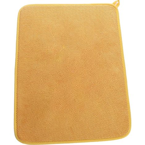 Tapis de séchage en microfibre, super absorbant, tapis de séchage en microfibre (jaune) (1/5)