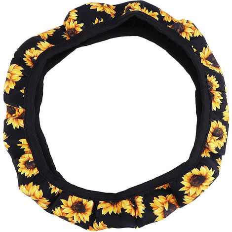 Housse de volant universelle pour voiture-Black (1/2)