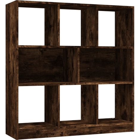 Maison Exclusive - Bücherregal Räuchereiche 97,5x29,5x100 cm Holz