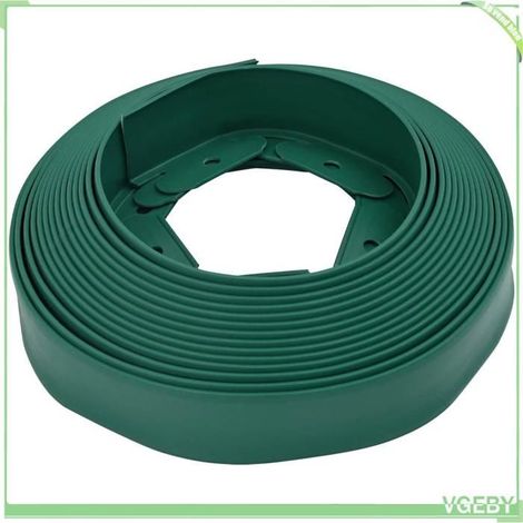 Bordure de pelouse - FAFEICY - 42029842 - Vert - 4000 x 4 x 5 cm - Plastique anti-UV (1/5)