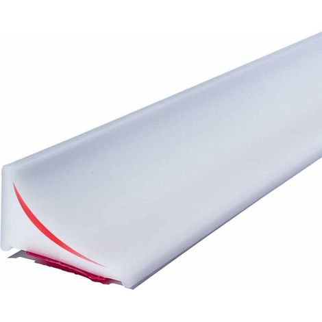 Butée de douche 100 cm – Barrière d'eau en silicone pour porte sans cadre – Résistante aux températures – Installation facile (1/5)