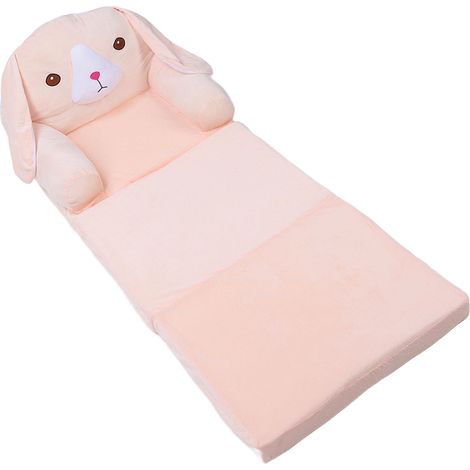 Canapé Enfant Pliable Rose Chien Mousse Amovible Canapé Lit Dépliable 3 Couches Doux Salon Hôtel Crèche (1/5)