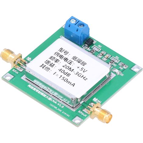 Amplificateur RF à faible bruit LNA2-20M-3G-40DB 5V, amplificateur RF à large bande pour récepteur de télécommande radio FM (1/5)