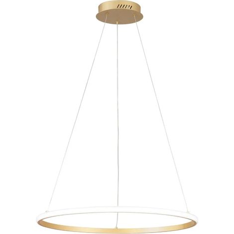 [GEBRAUCHT] B-Ware Luce Ambiente Design Pendellampe Hängelampe Led Axis Gold Metall Cct ø 60 Cm