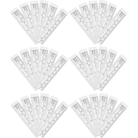 Lot de 100 Mètres Ruban Jetables en Papier Double Face 15 M Règle de Mesure Précise Corps et Projets de Couture Outil Léger et Portable pour Usage Intérieur et Extérieur (1/5)