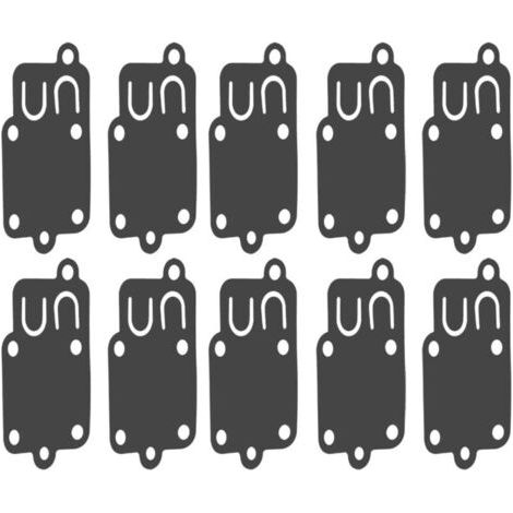 10 pièces Joint de diaphragme carburateur pour Briggs & Stratton 270026 272538 272538S, Remplacement idéal (1/5)