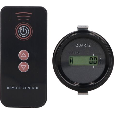 Compteur Heures Universel LCD pour Engins de BTP, Timer Électronique avec Puce Intégrée DC12‑36V, Affichage Numérique Rond pour Machinerie Lourde (1/5)
