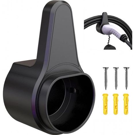 Kfz-Ladekabelhalterung – Ladekabelhalter – Typ-2-Kfz-Ladekabel – Wandhalterung für elektrische Ladekabel – Elektrofahrzeug-Ladekabel – Ladekabelhaken (1/5)