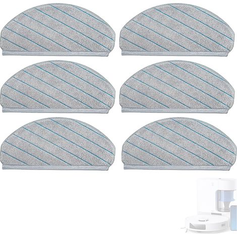 6 Stück Wischtücher Zubehörset für Ecovacs Deebot N20 Pro Plus / N20 / N20 Plus Roboter Staubsauger, Mikrofaser Wischtuch Ersatzteile (1/5)