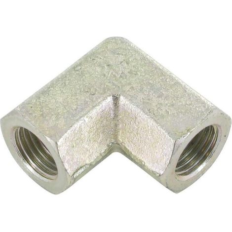 Racor acodado 2x hembra 1/4 BSP BURNETT & HILLMAN KBB9004